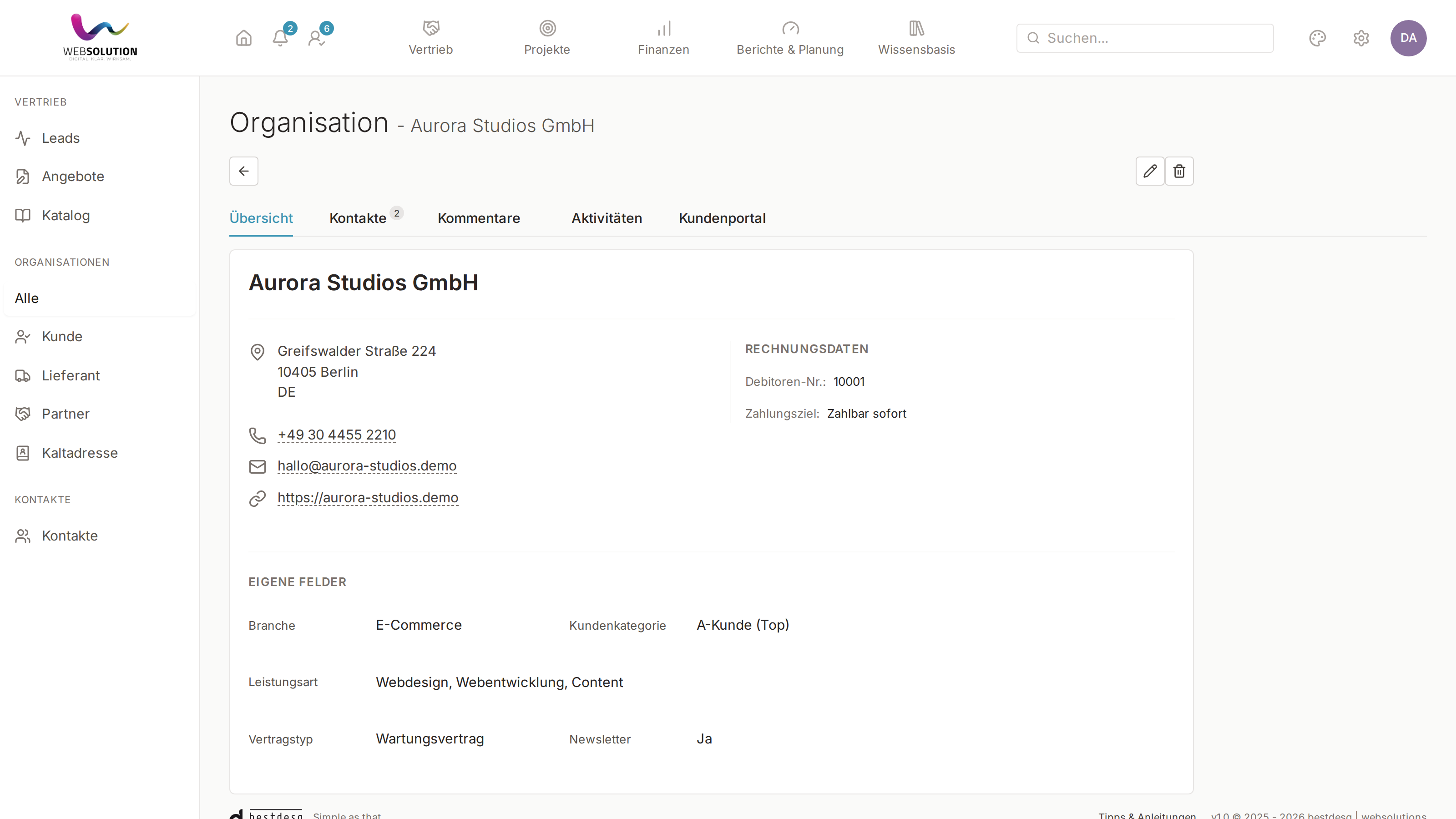 Organisationsdetail